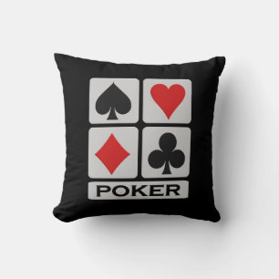 Poker Player dekorativ kudde