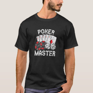 Poker Player Gamble Casino Cards Bet Texas Hold Em T Shirt