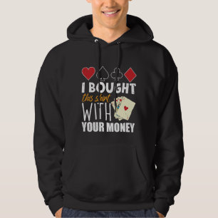 Poker Player Joke Casino Spelare Jackpot Hoodie