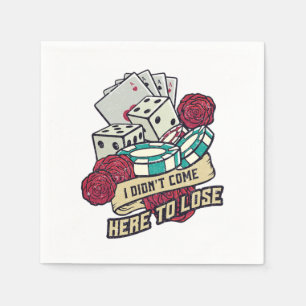 Poker Player Lose Casino Gambling Cards Spelare Gi Pappersservett