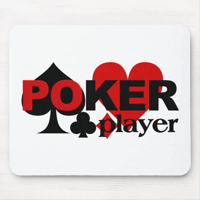 Poker Player mousepad Musmatta (Framsidan)