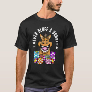 Poker Player Poker Chip bläddrar aldrig efter en D T Shirt