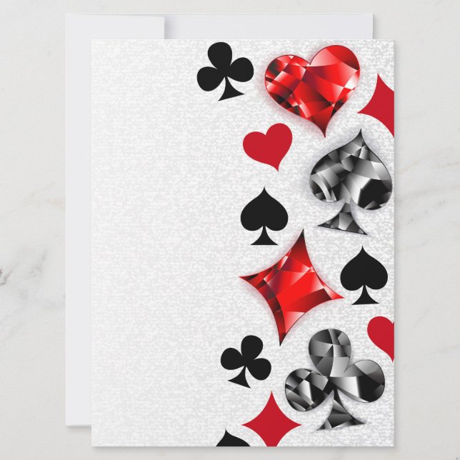Poker Player Spelare spelar kort Kostym Las Vegas (Framsida)