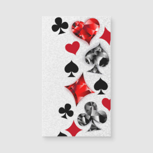 Poker Player Spelare spelar kort Kostym Las Vegas
