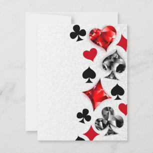 Poker Player Spelare spelar kort Kostym Las Vegas