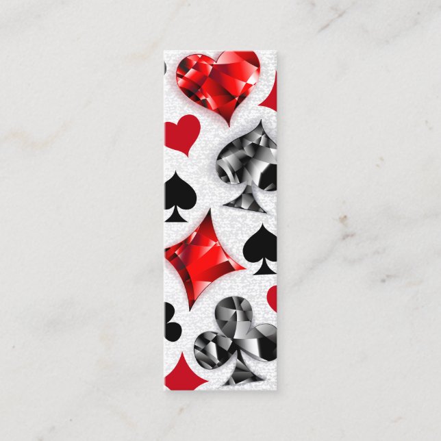 Poker Player Spelare spelar kort Kostym Las Vegas (Framsida)