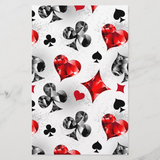 Poker Player Spelare spelar kort Kostym Las Vegas (Framsida)