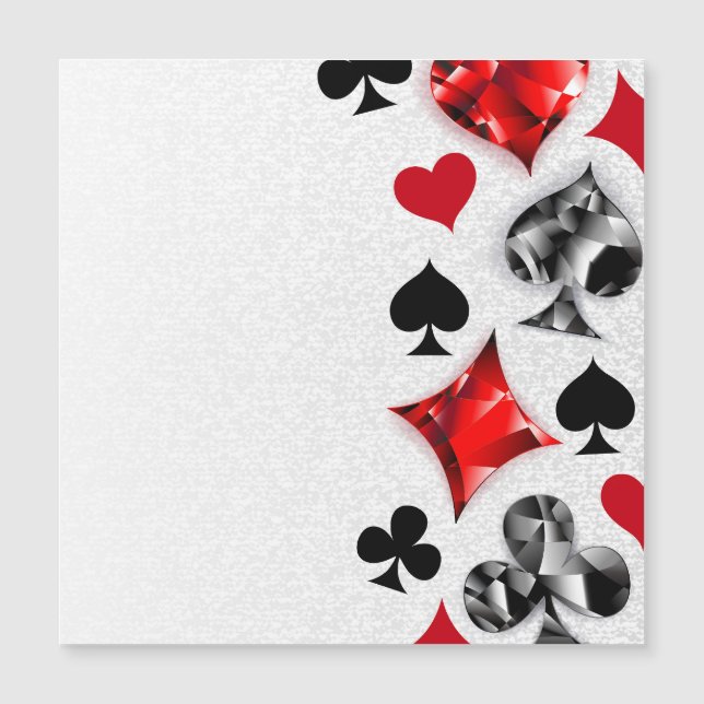Poker Player Spelare spelar kort Kostym Las Vegas (Framsida)