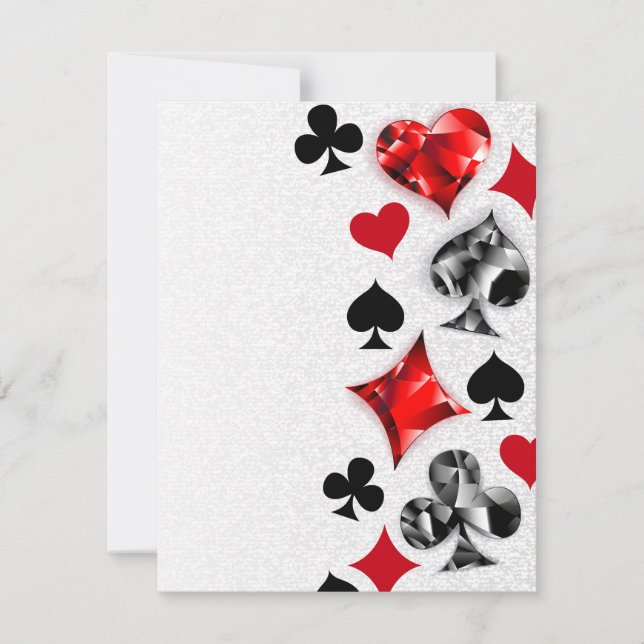 Poker Player Spelare spelar kort Kostym Las Vegas (Framsida)