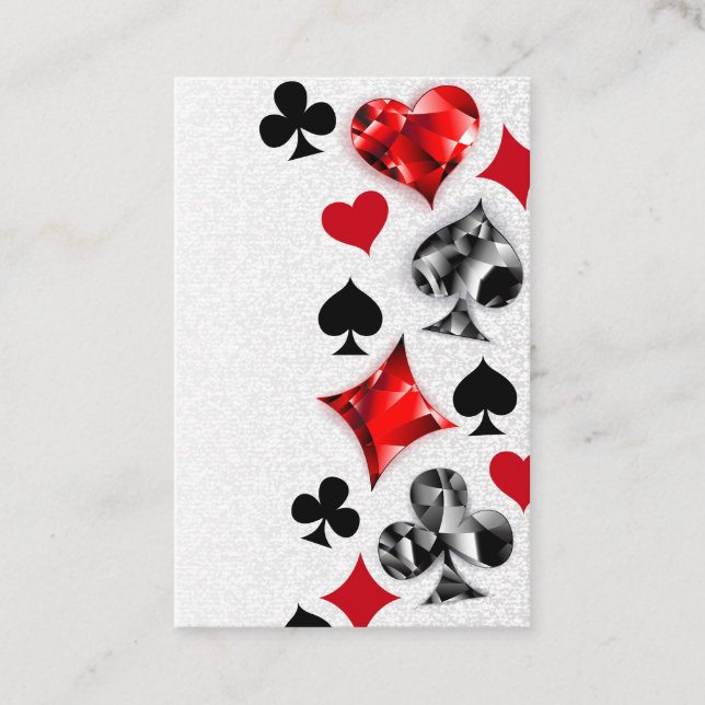Poker Player Spelare spelar kort Kostym Las Vegas (Framsida)