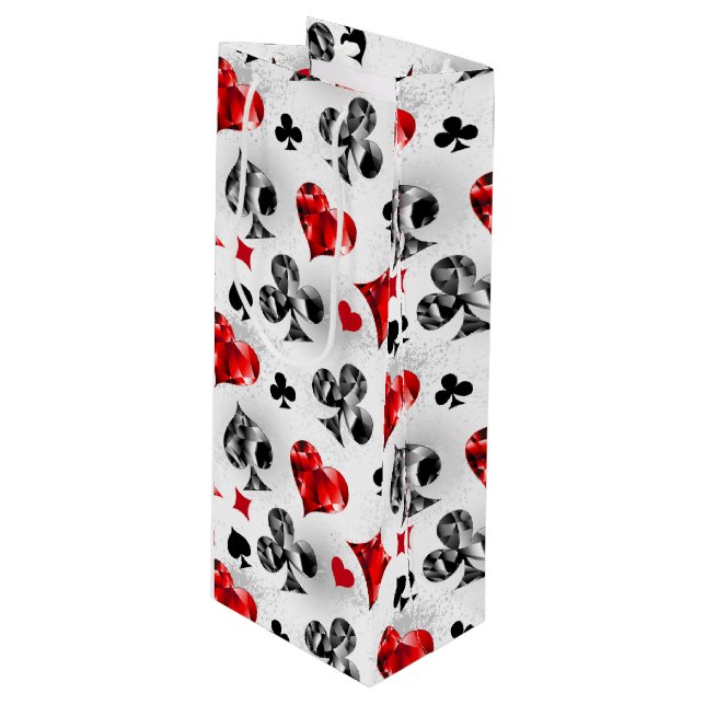 Poker Player Spelare spelar kort Kostym Las Vegas (Framsidan Vinklad)