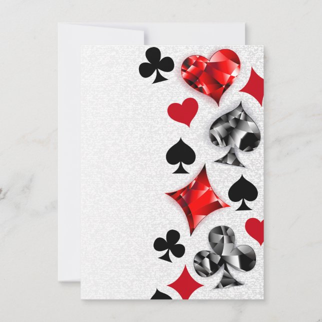 Poker Player Spelare spelar kort Kostym Las Vegas (Framsida)