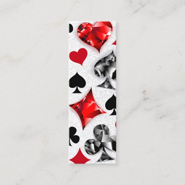 Poker Player Spelare spelar kort Kostym Las Vegas (Framsida)