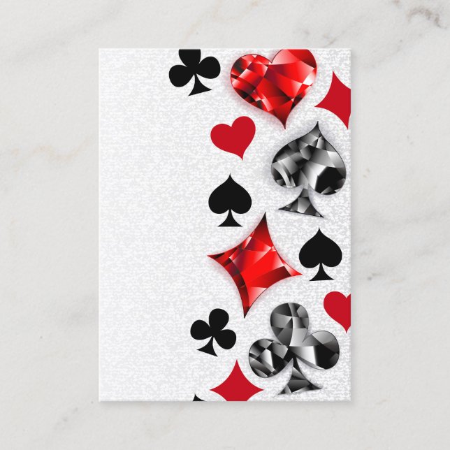 Poker Player Spelare spelar kort Kostym Las Vegas (Framsida)