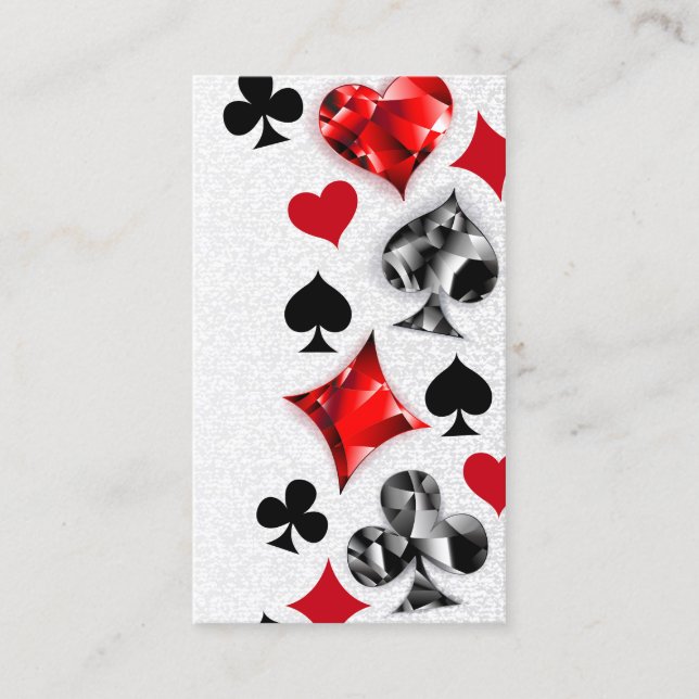Poker Player Spelare spelar kort Kostym Las Vegas (Framsida)