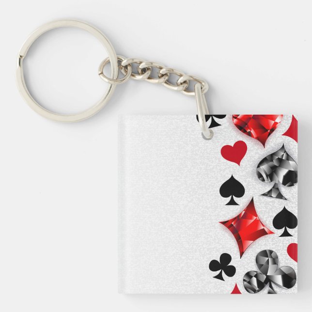 Poker Player Spelare spelar kort Kostym Las Vegas (Framsidan)
