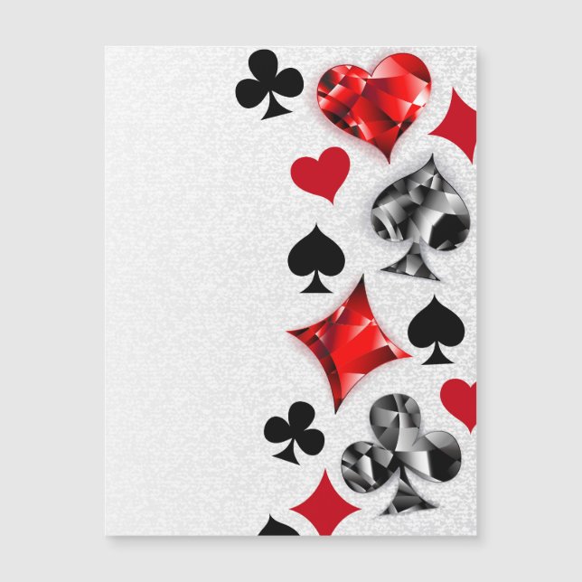Poker Player Spelare spelar kort Kostym Las Vegas (Framsida)