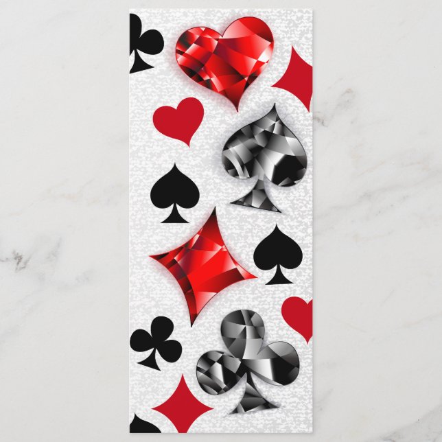 Poker Player Spelare spelar kort Kostym Las Vegas (Framsida)
