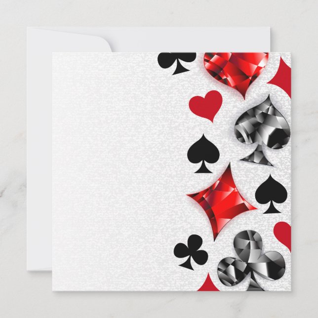 Poker Player Spelare spelar kort Kostym Las Vegas (Framsida)