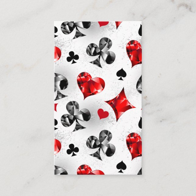 Poker Player Spelare spelar kort Kostym Las Vegas (Framsida)