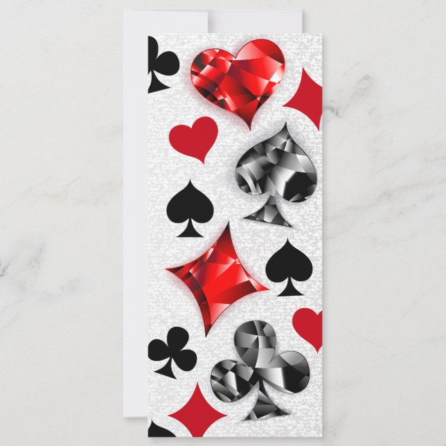 Poker Player Spelare spelar kort Kostym Las Vegas (Framsida)