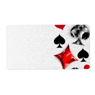 Poker Player Spelare spelar kort Kostym Las Vegas Fraktsedel