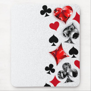 Poker Player Spelare spelar kort Kostym Las Vegas Musmatta