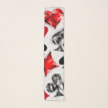 Poker Player Spelare spelar kort Kostym Las Vegas Sjal<br><div class="desc">Grått,  texturerad bakgrund med polygonsymboler för uppspelningskort. Symboler för att spela kort,  hjärta,  diamant,  spade och klubb.</div>