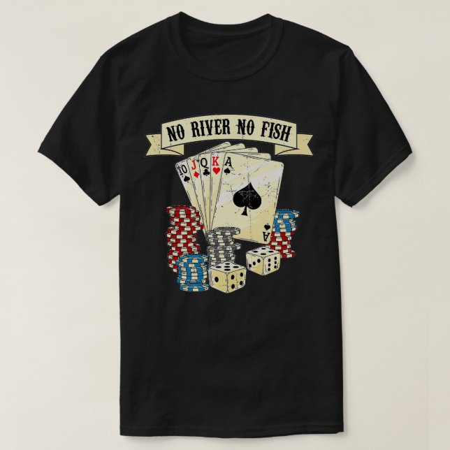 Poker Player Teas Hold'Em Poker Premium T Shirt (Design framsida)