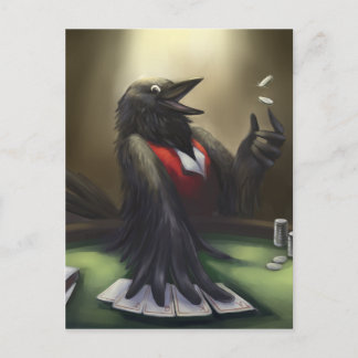 Poker Player Vykort
