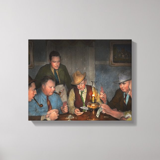 Poker - Pokerface 1939 Canvastryck (Framsida)
