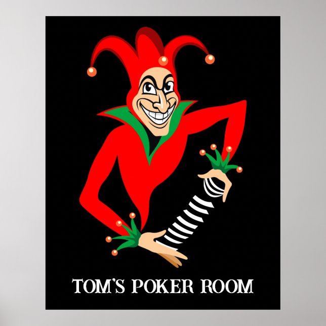 Poker Poster - Anpassade - Poker Joker (Framsidan)