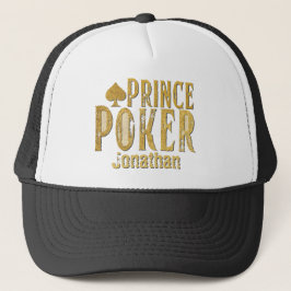 Poker prince funny personalizable keps