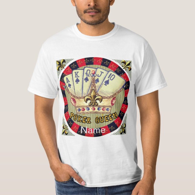 Poker Queen t-shirt (Framsida)
