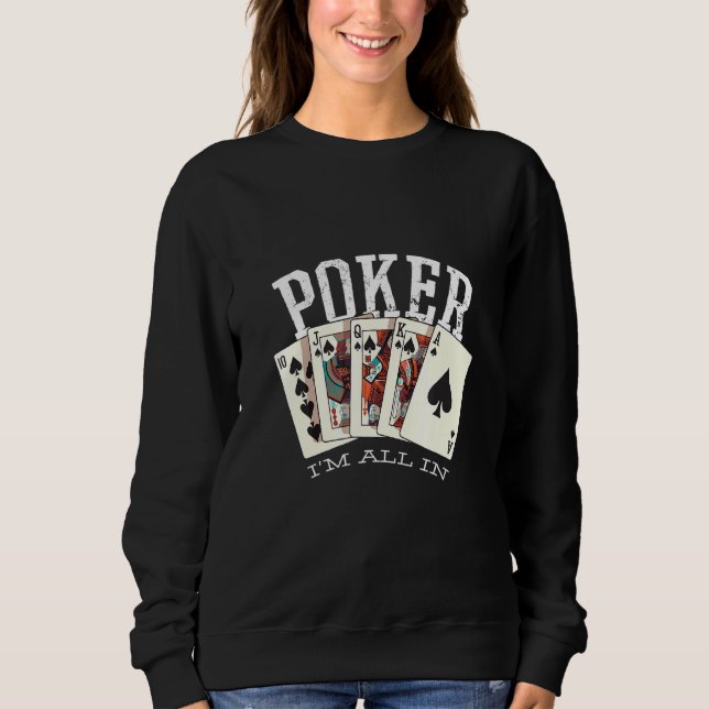 Poker Quote - spel med spelkort T Shirt (Framsida)