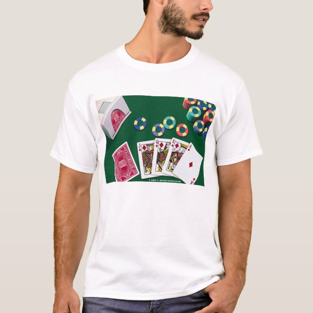 Poker räcker t-shirt (Framsida)