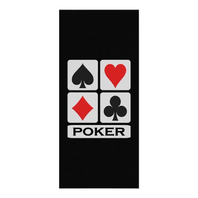 Poker-rackkort Reklamkort (Framsidan)