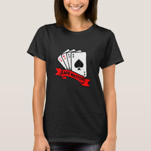 Poker Rummy Blackjack Pl-kort för uppspelningskort T Shirt