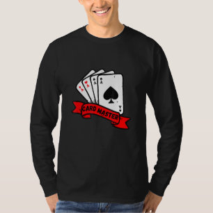 Poker Rummy Blackjack Pl-kort för uppspelningskort T Shirt