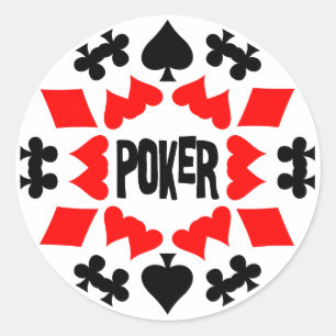 POKER RUNT KLISTERMÄRKE