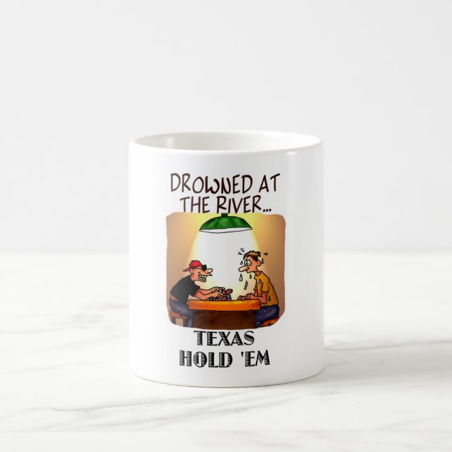 Poker rymmer dem flodmuggen kaffemugg (Center)