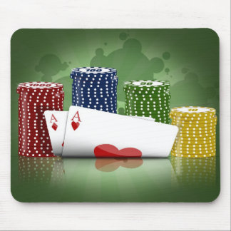 Poker rymmer dem Mousepad Musmatta