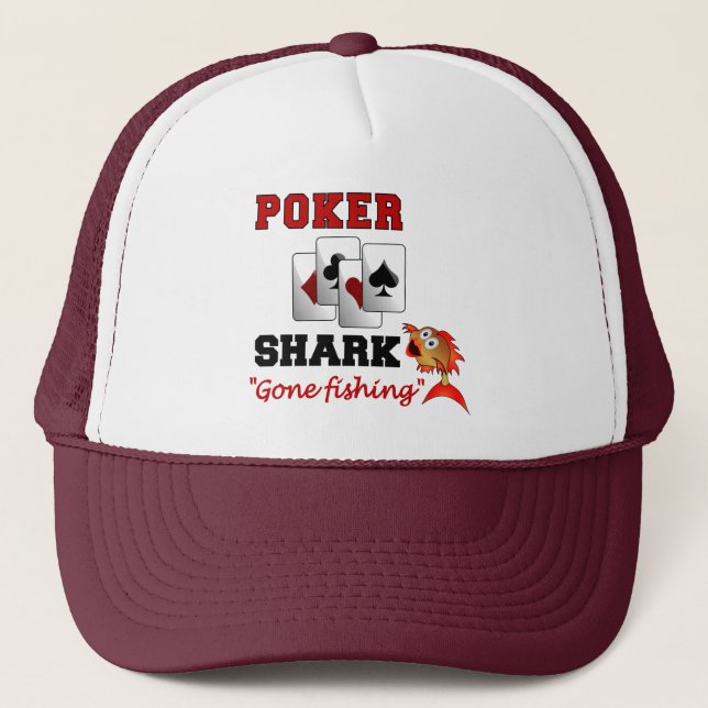 Poker Shark hat Keps (Framsida)