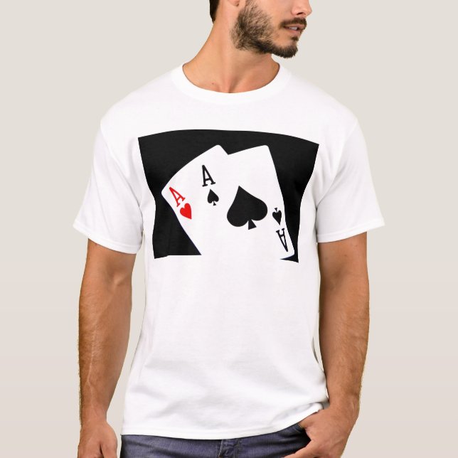 Poker Shirt T Shirt (Framsida)