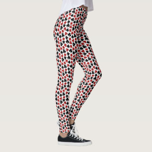 Poker som leker mönster för kortkostymVegas kasi Leggings