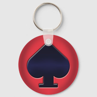Poker Spade-Nyckelring Nyckelring