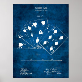 Poker-spel Spelkort Art.nr 5 Poster