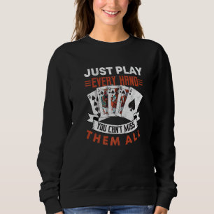 Poker Spela Varje Hand Texas Holdem Turnering T Shirt