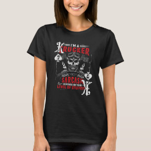 Poker spelande lastbilschaufför Sarcasm Spader Kun T Shirt