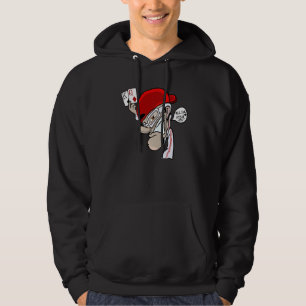 Poker Spelare Graffiti Aii In Med Kq Texas Monste Hoodie